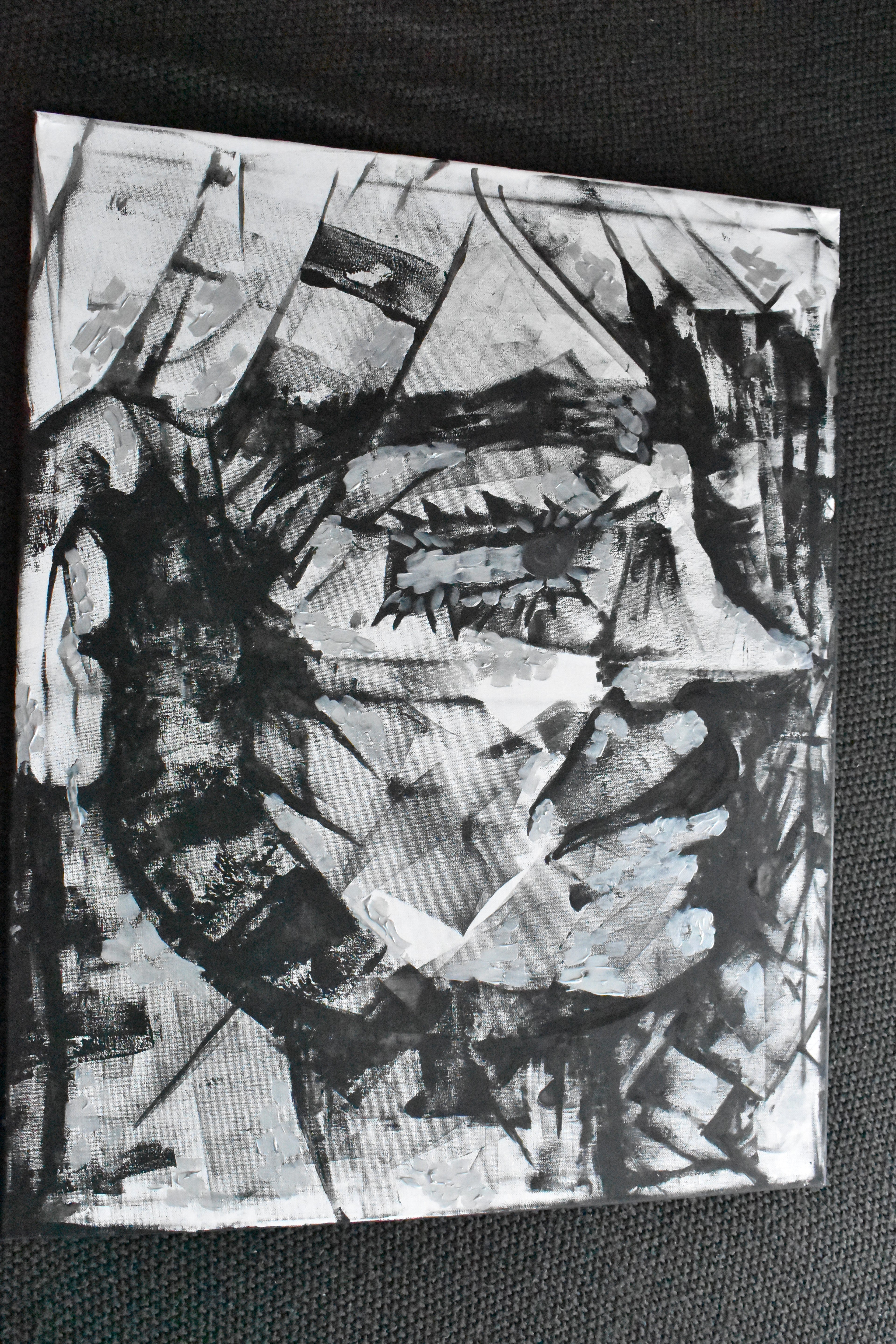 The Gray Areas, 24" x 30" Original Painting