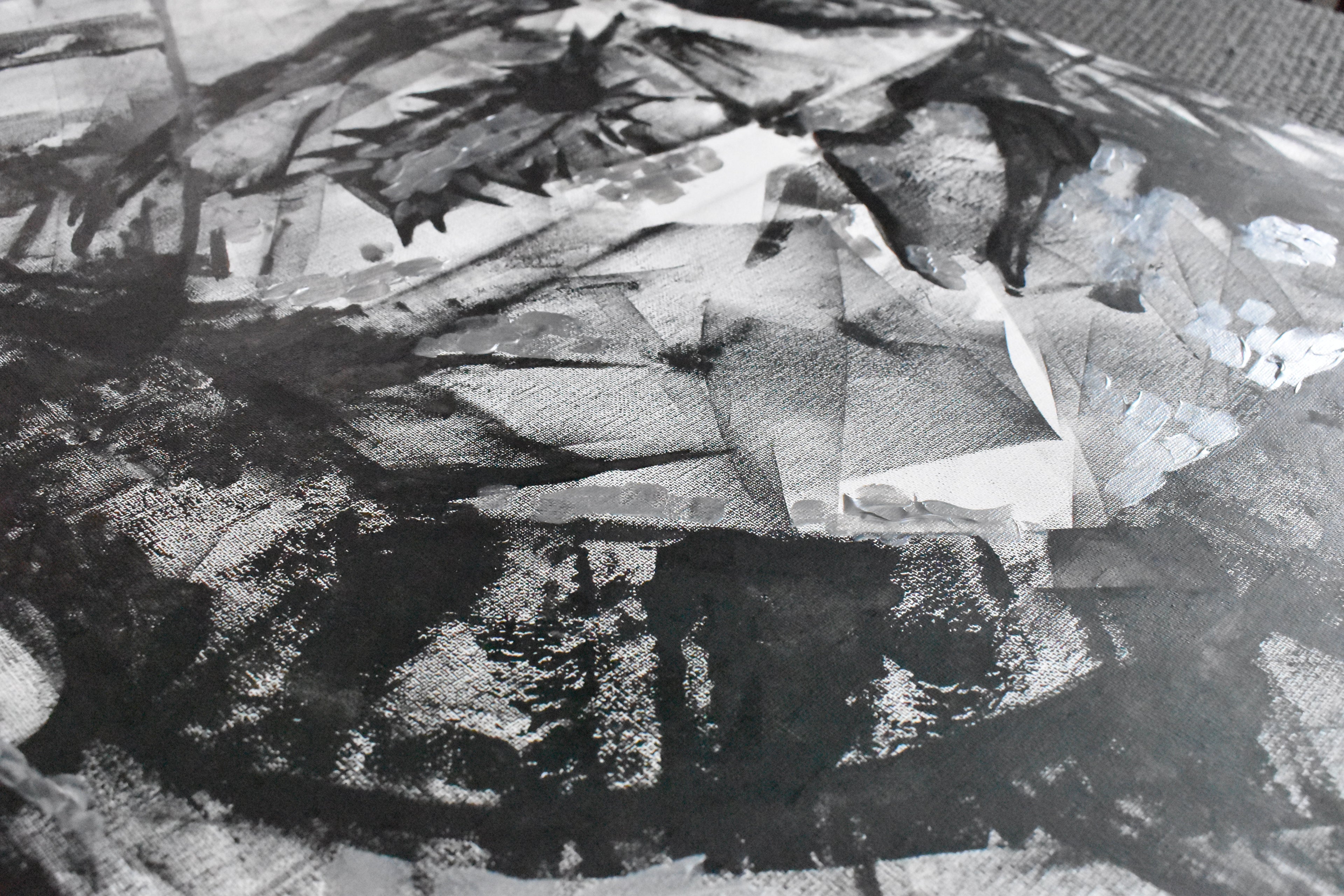 The Gray Areas, 24" x 30" Original Painting