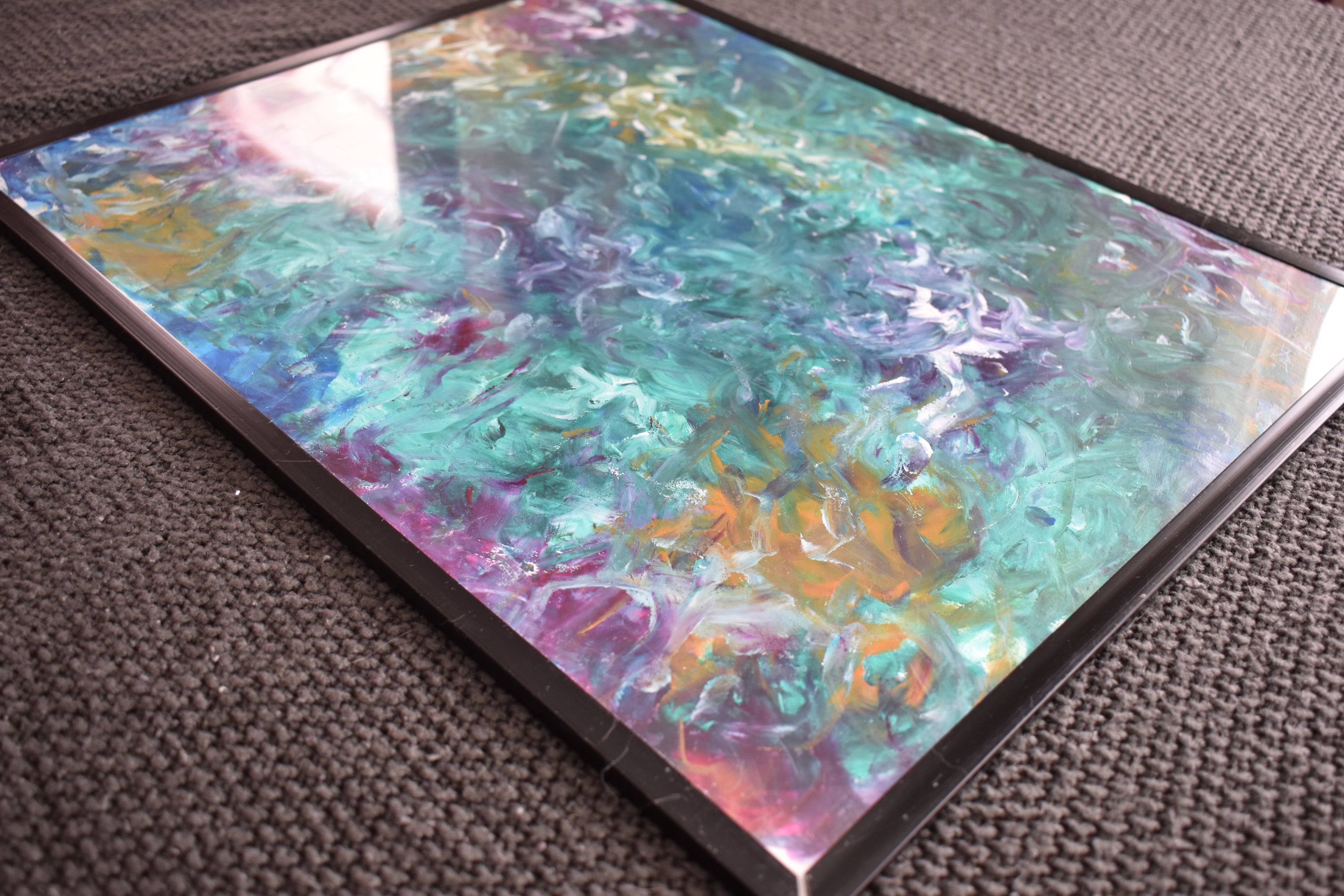 Stormy Skies, 16"x 20" Framed Original