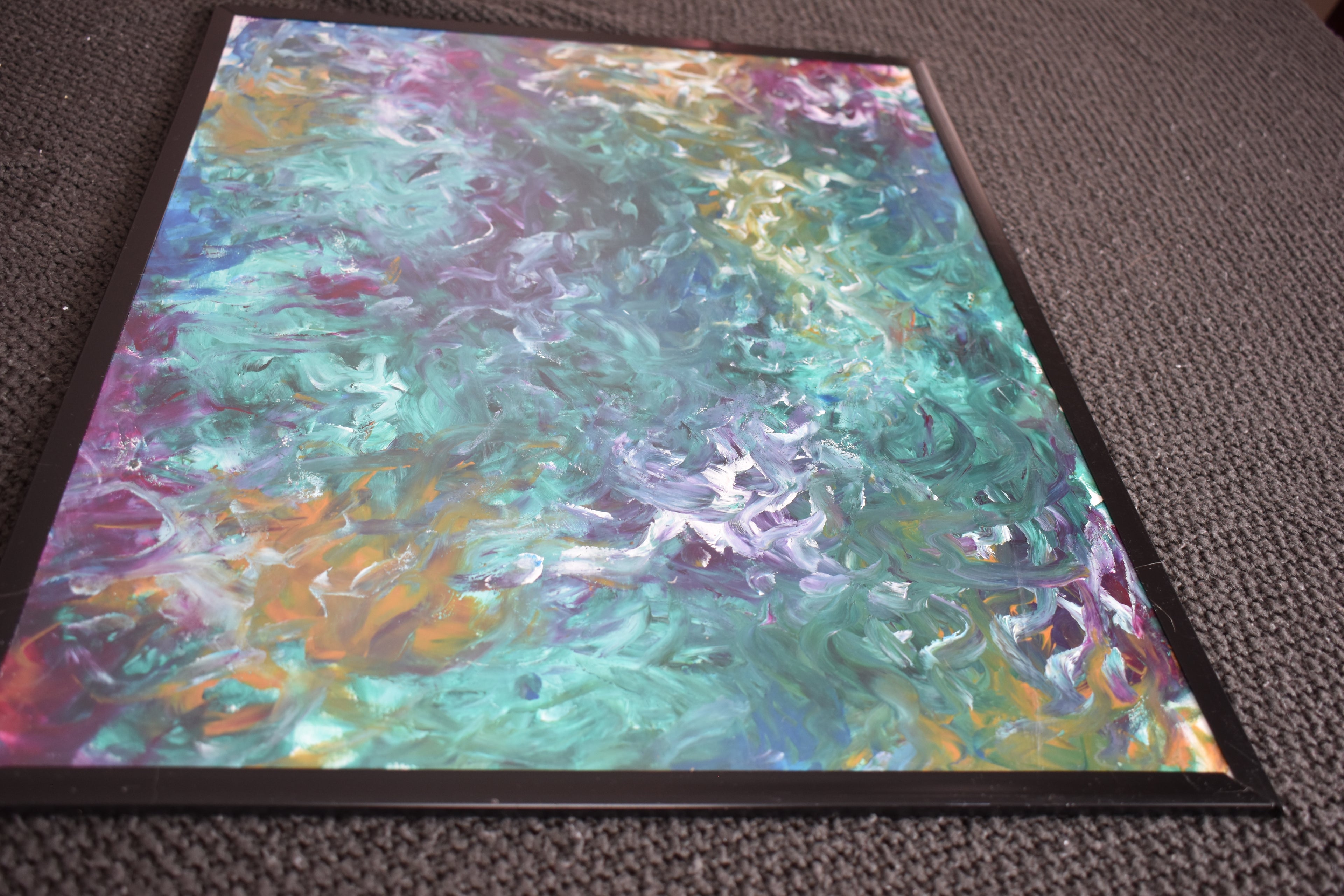Stormy Skies, 16"x 20" Framed Original
