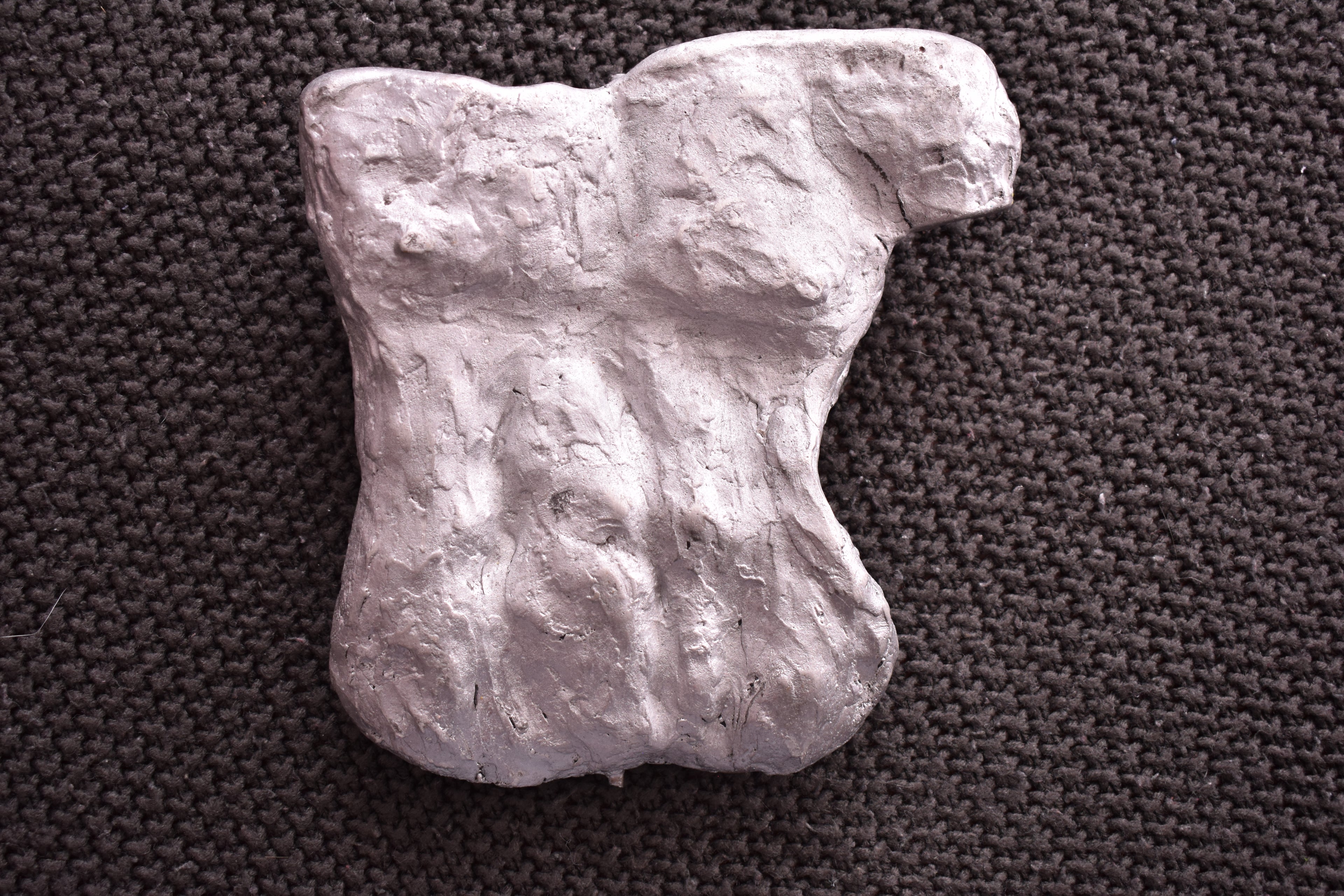Body Of Memory 8"x 7"x1.5", Original Hand Sculpted and Poured