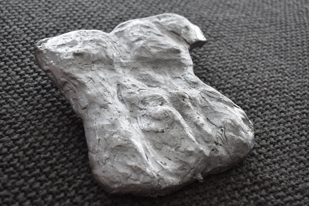 Body Of Memory 8"x 7"x1.5", Original Hand Sculpted and Poured