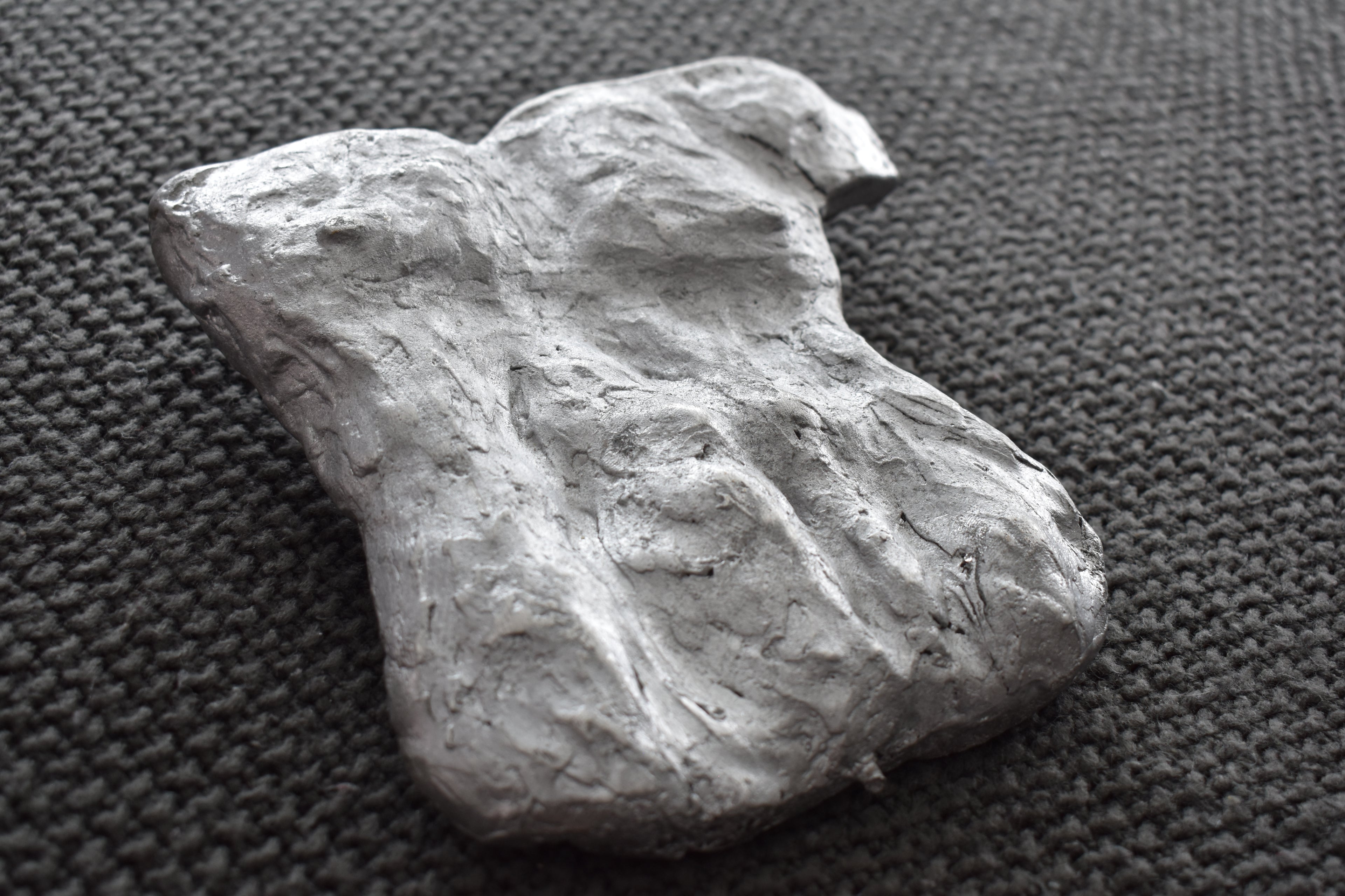 Body Of Memory 8"x 7"x1.5", Original Hand Sculpted and Poured
