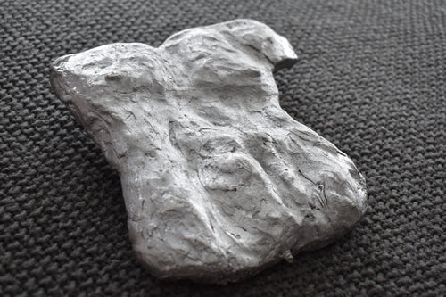 Body Of Memory 8"x 7"x1.5", Original Hand Sculpted and Poured